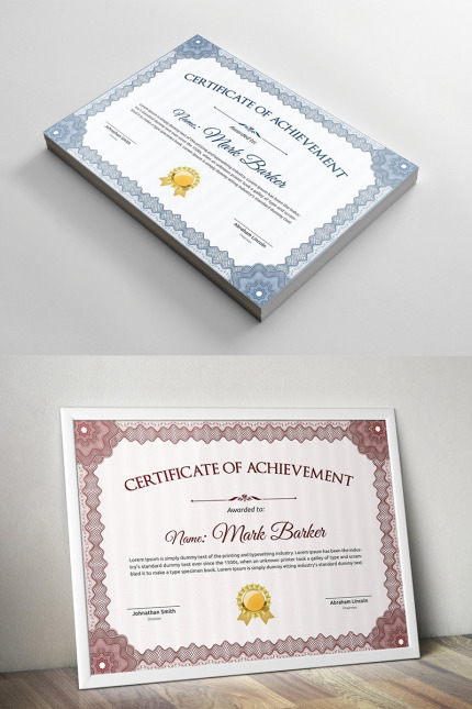 Kit Graphique #95927 Certificate Corporate Divers Modles Web - Logo template Preview