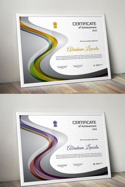 Kit Graphique #95934 Certificate Corporate Divers Modles Web - Logo template Preview