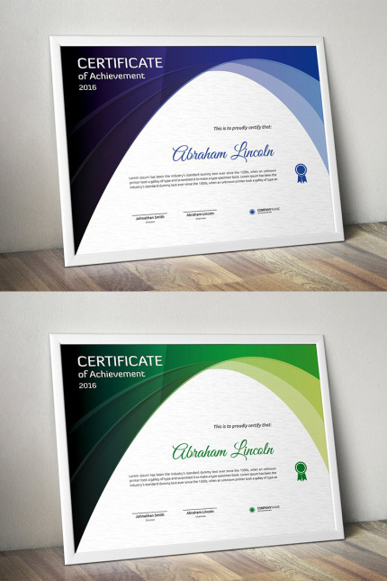 Kit Graphique #95936 Certificate Corporate Divers Modles Web - Logo template Preview