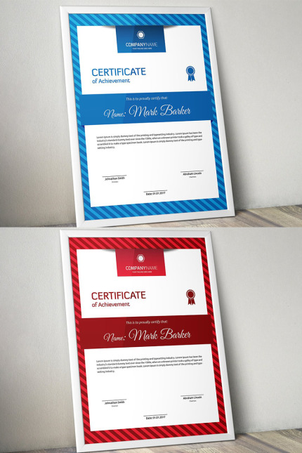 Kit Graphique #95938 Certificate Corporate Divers Modles Web - Logo template Preview