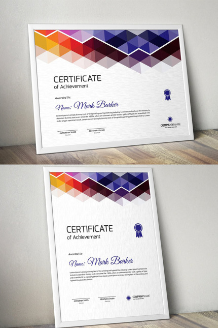 Kit Graphique #96013 Certificate Corporate Divers Modles Web - Logo template Preview