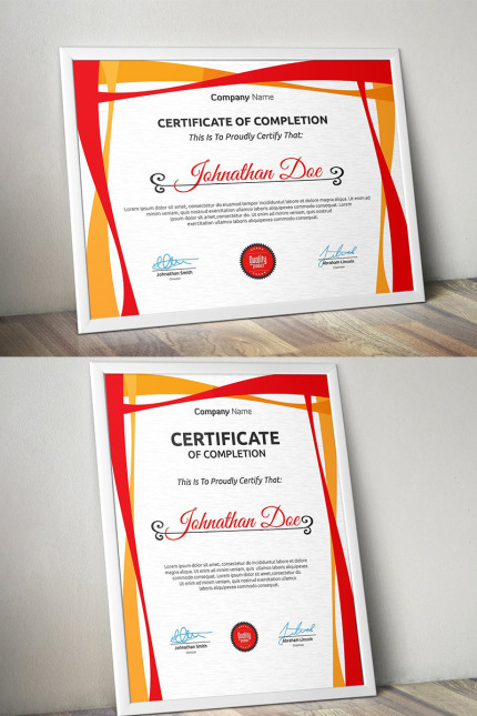 Kit Graphique #96020 Certificate Corporate Divers Modles Web - Logo template Preview