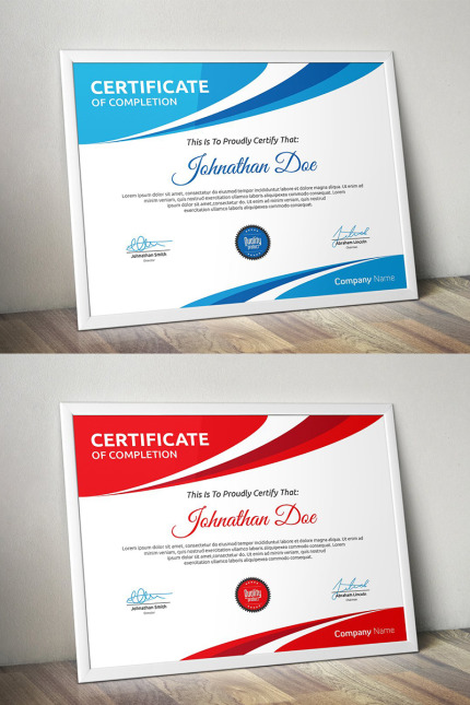 Kit Graphique #96021 Certificate Corporate Divers Modles Web - Logo template Preview