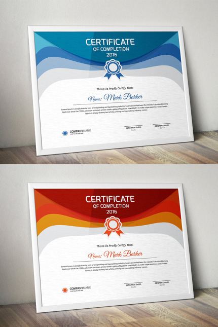 Kit Graphique #96025 Certificate Corporate Divers Modles Web - Logo template Preview