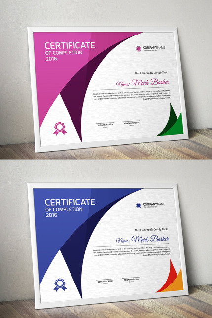 Kit Graphique #96026 Certificate Corporate Divers Modles Web - Logo template Preview