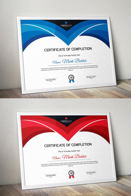 Kit Graphique #96027 Certificate Corporate Divers Modles Web - Logo template Preview