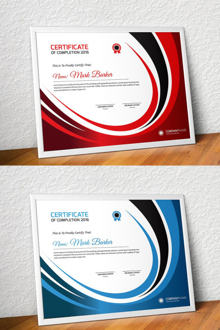 Kit Graphique #96029 Certificate Corporate Divers Modles Web - Logo template Preview