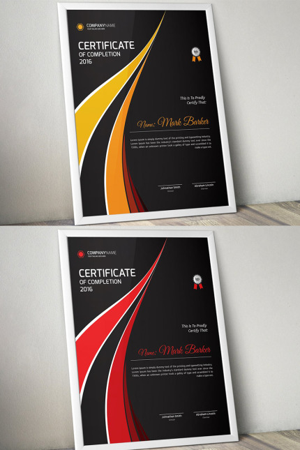 Kit Graphique #96031 Certificate Corporate Divers Modles Web - Logo template Preview