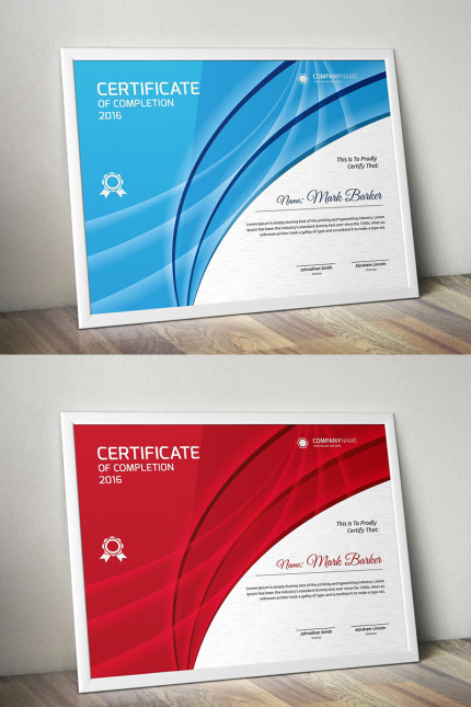 Kit Graphique #96032 Certificate Corporate Divers Modles Web - Logo template Preview