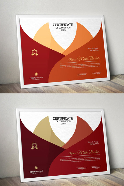 Kit Graphique #96033 Certificate Corporate Divers Modles Web - Logo template Preview