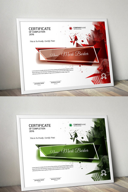 Kit Graphique #96034 Certificate Corporate Divers Modles Web - Logo template Preview