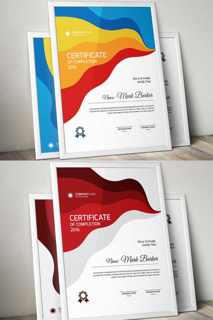 Kit Graphique #96036 Certificate Corporate Divers Modles Web - Logo template Preview