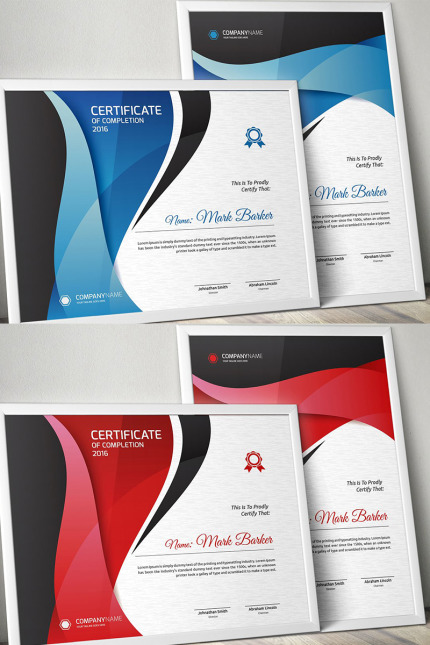 Kit Graphique #96037 Certificate Entreprise Divers Modles Web - Logo template Preview