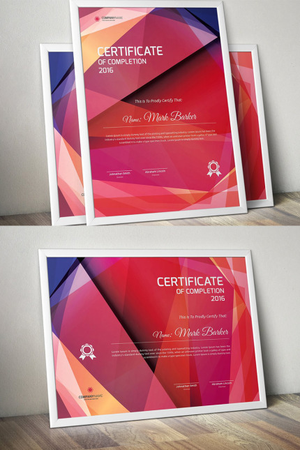 Kit Graphique #96038 Certificate Corporate Divers Modles Web - Logo template Preview