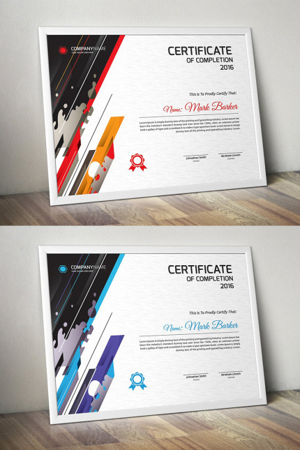 Kit Graphique #96041 Certificate Corporate Divers Modles Web - Logo template Preview