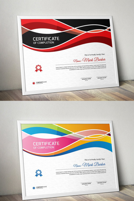 Kit Graphique #96043 Certificate Entreprise Divers Modles Web - Logo template Preview