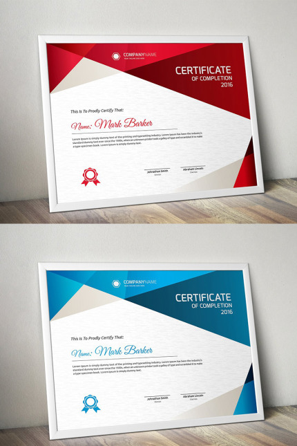 Kit Graphique #96047 Certificate Corporate Divers Modles Web - Logo template Preview