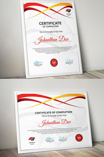 Kit Graphique #96065 Certificate Entreprise Divers Modles Web - Logo template Preview