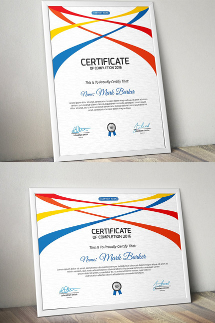 Kit Graphique #96073 Certificate Entreprise Divers Modles Web - Logo template Preview