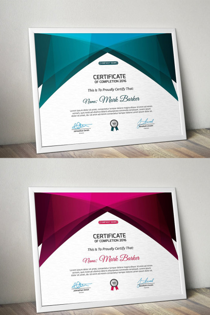Kit Graphique #96075 Certificate Entreprise Divers Modles Web - Logo template Preview