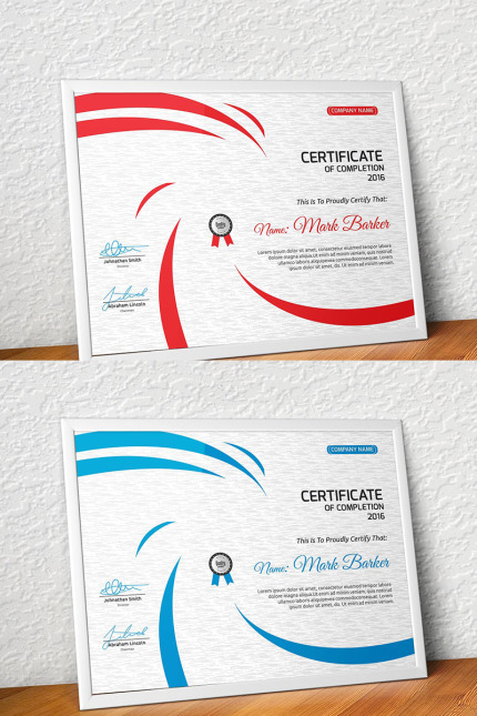 Kit Graphique #96077 Certificate Entreprise Divers Modles Web - Logo template Preview