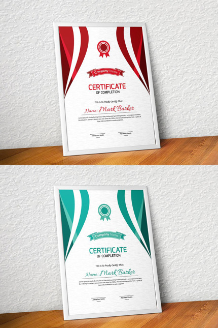 Kit Graphique #96085 Certificate Corporate Divers Modles Web - Logo template Preview