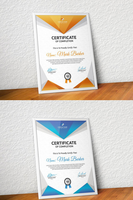 Kit Graphique #96086 Certificate Corporate Divers Modles Web - Logo template Preview