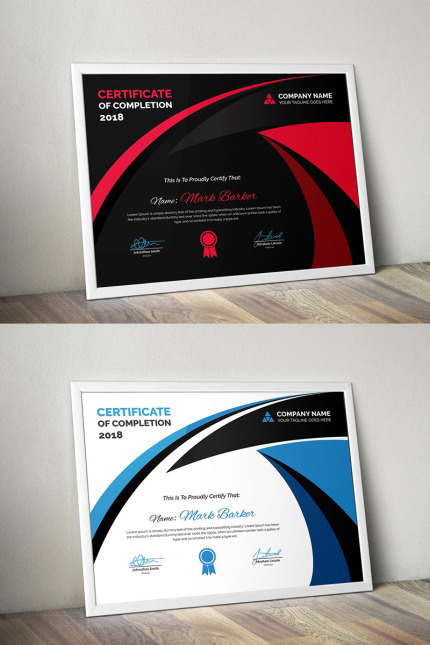 Kit Graphique #96149 Certificate Corporate Divers Modles Web - Logo template Preview