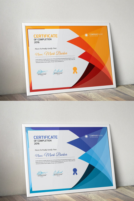 Kit Graphique #96154 Certificate Corporate Divers Modles Web - Logo template Preview