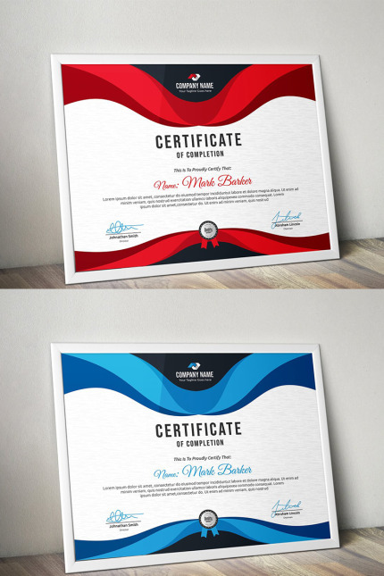 Kit Graphique #96223 Certificate Corporate Divers Modles Web - Logo template Preview