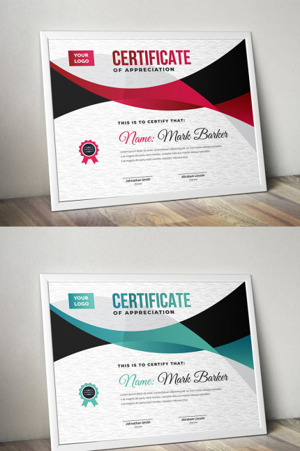 Kit Graphique #96501 Certificate Corporate Divers Modles Web - Logo template Preview