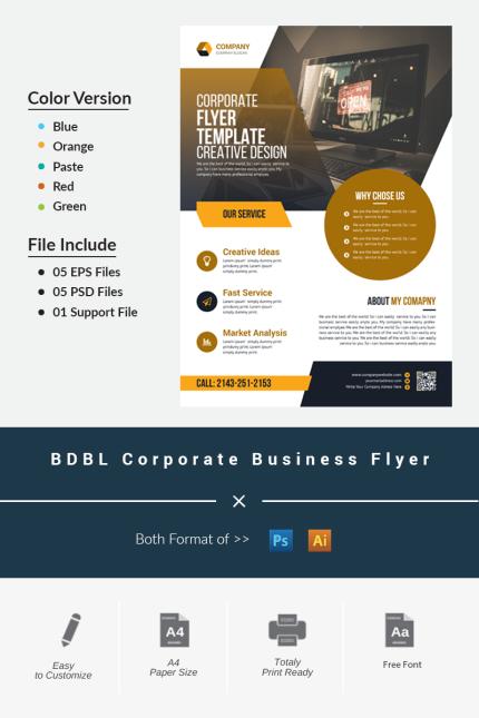 Kit Graphique #96523 Flyer Corporate Divers Modles Web - Logo template Preview