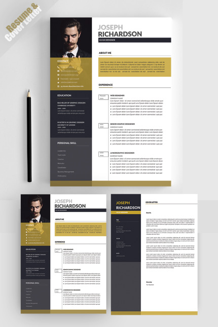 Kit Graphique #96773 A4 Resume Divers Modles Web - Logo template Preview