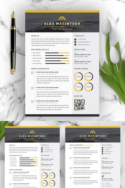 Kit Graphique #96774 Clean Cv Divers Modles Web - Logo template Preview