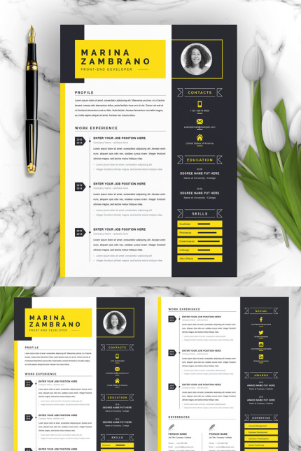 Kit Graphique #96776 Clean Cv Divers Modles Web - Logo template Preview