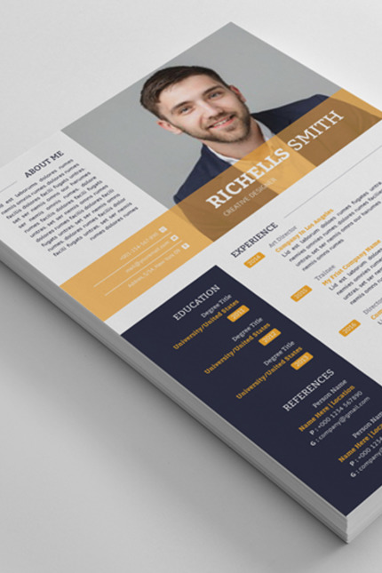 Kit Graphique #96788 Resume Cv Divers Modles Web - Logo template Preview