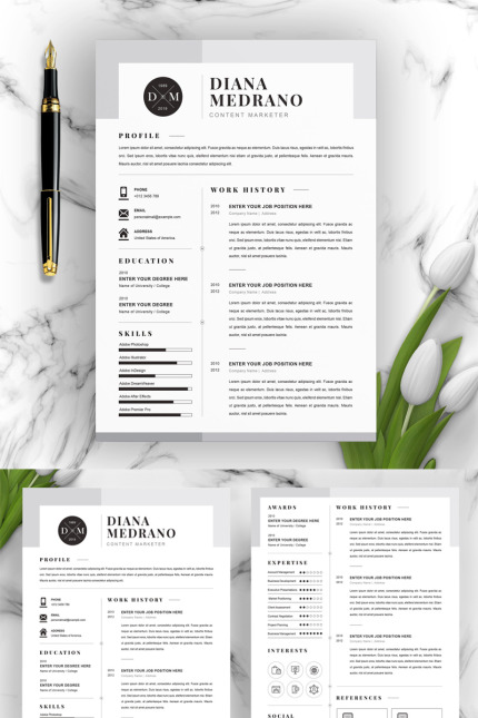 Kit Graphique #96795 Clean Cv Divers Modles Web - Logo template Preview