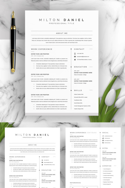 Kit Graphique #96801 Clean Cv Divers Modles Web - Logo template Preview