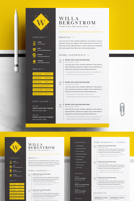 Kit Graphique #96806 Clean Cv Divers Modles Web - Logo template Preview