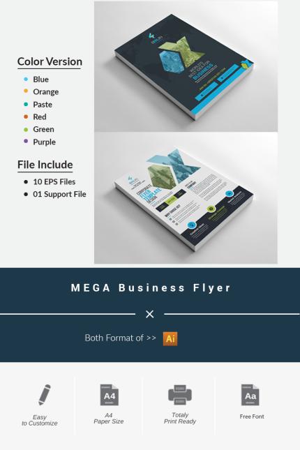 Kit Graphique #97100 Flyer Entreprise Divers Modles Web - Logo template Preview