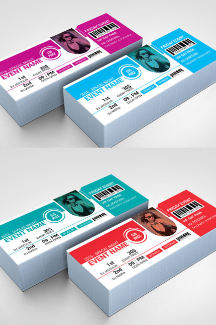 Kit Graphique #97112 Ticket vnement Divers Modles Web - Logo template Preview