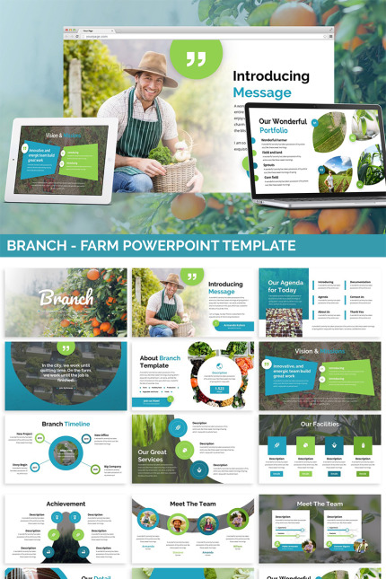 Kit Graphique #97201 Agriculture Nature Divers Modles Web - Logo template Preview