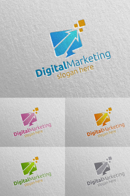 Kit Graphique #97288 Marketing Logo Divers Modles Web - Logo template Preview