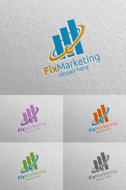 Kit Graphique #97289 Marketing Logo Divers Modles Web - Logo template Preview