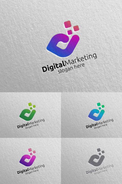 Kit Graphique #97290 Marketing Logo Divers Modles Web - Logo template Preview