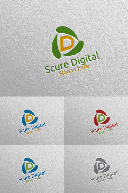 Kit Graphique #97326 Secure D Divers Modles Web - Logo template Preview
