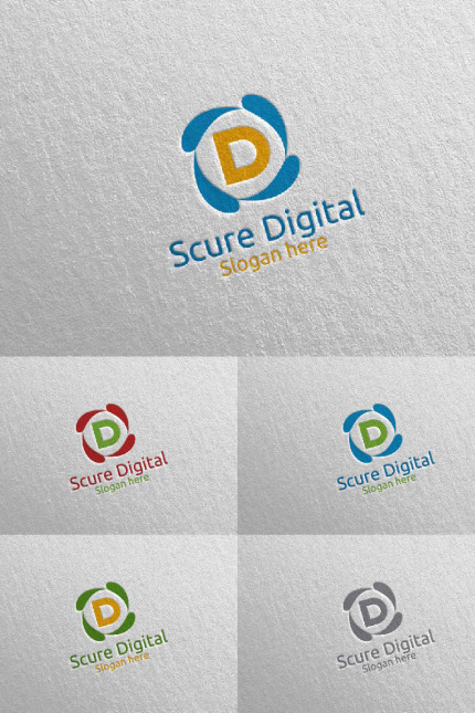 Kit Graphique #97327 Secure D Divers Modles Web - Logo template Preview
