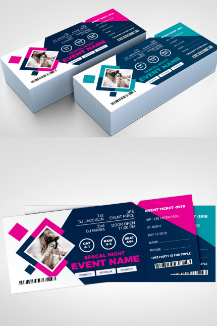 Kit Graphique #97669 Ticket Event Divers Modles Web - Logo template Preview