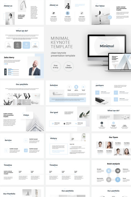 Kit Graphique #97702 Modern Keynote Divers Modles Web - Logo template Preview