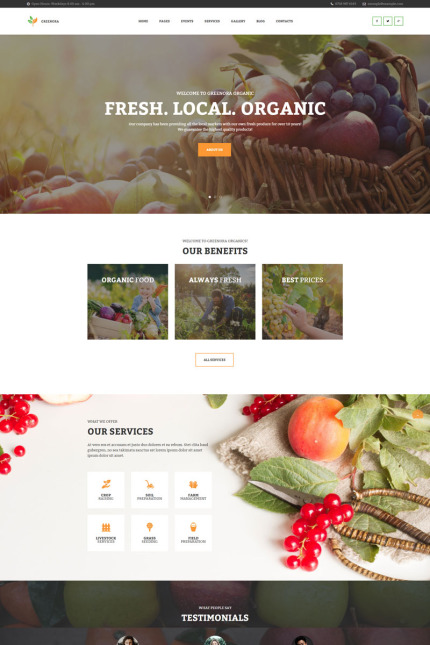 Kit Graphique #97754 Organic Agriculture Divers Modles Web - Logo template Preview